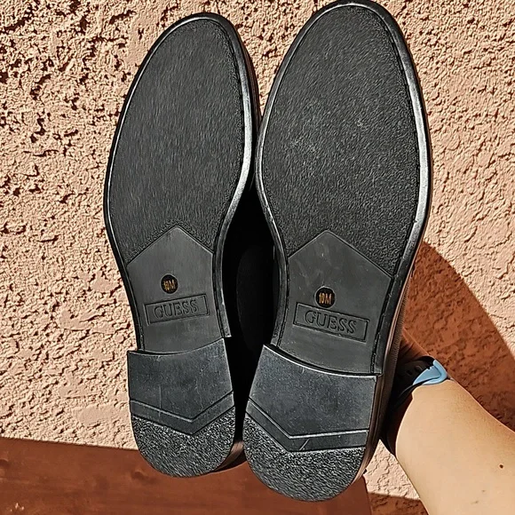 Guess Black Ciflin Loafers Dress Shoes Slip-On Size 10M - Picture 12 of 13
